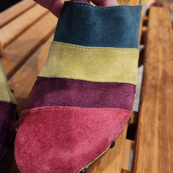 COACH multicolor suede clogs - Picture 6 of 7